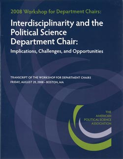 Interdisciplinarity and the Political Science Department Chair
